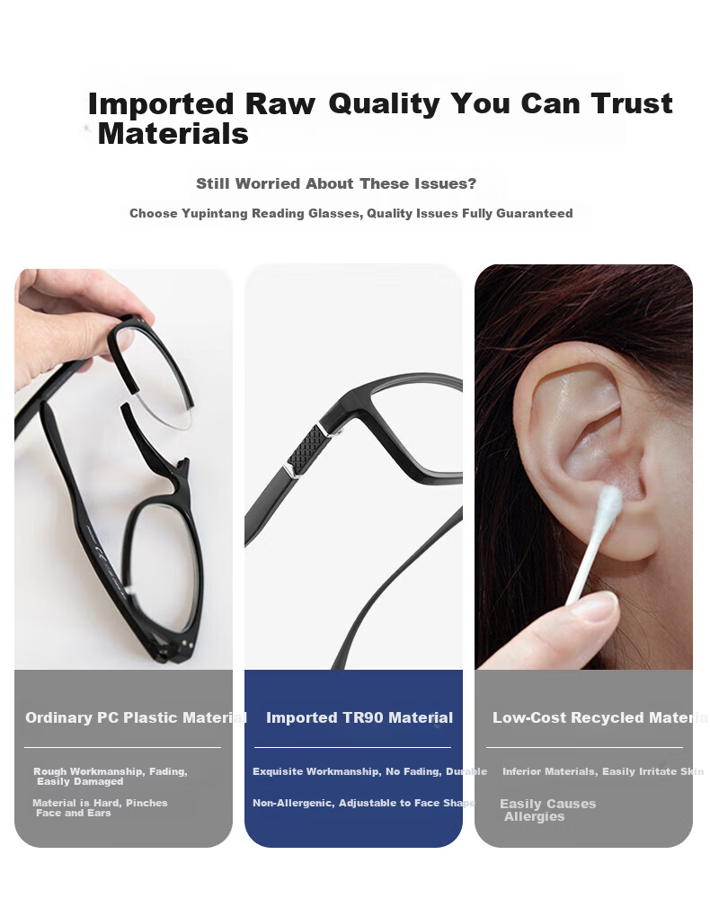 Yupintang Reading Glasses for Men, Smart Zoom Progressive Multi-Focus Bifocal Integrated Reading Glasses for Women, Photochromic, 300 Degrees, Father's Day 3