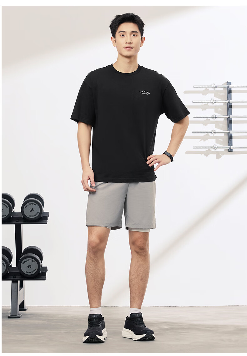 Jordan Men's Sports Short Sleeve T-Shirt 2026 Summer New Lightweight Comfortable Breathable Casual Cotton Tee 5
