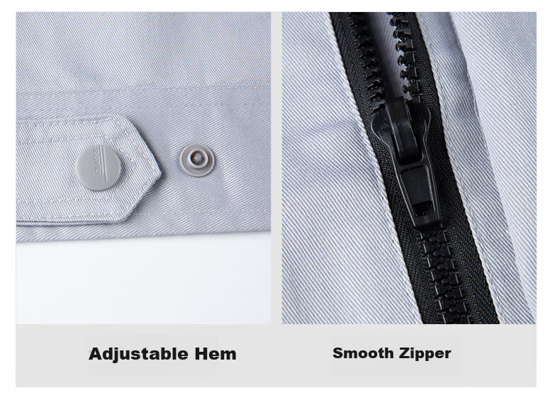 Lido According to Chen Custom Anti-Static Workwear Durable Men's Spring and Autumn Long Sleeve Reflective Strip Engineering Uniform Auto Repair Labor Protection Workwear Custom Work Suit 11