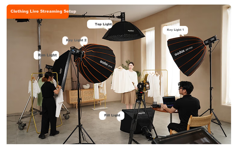 Godox SL150IIIBi III Generation Bi-Color LED Video Light Studio Continuous Light [Official Standard Kit] 4