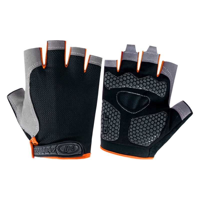 JianCai Fitness Gloves Unisex Sports Cycling Half Finger Pull-up Dumbbell Training Equipment Hand Protection Kettlebell Anti-slip Callus Resistant Durable