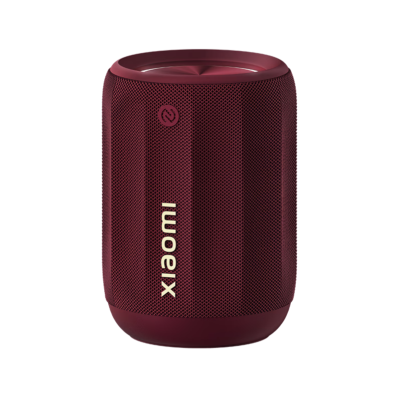 MI Xiaomi Bluetooth Speaker Mini Retro Deep Red Acoustic Mini Cannon MI Pengpai Smart Link Outdoor Dustproof Waterproof Camping NFC High-Fidelity Gift Home Use