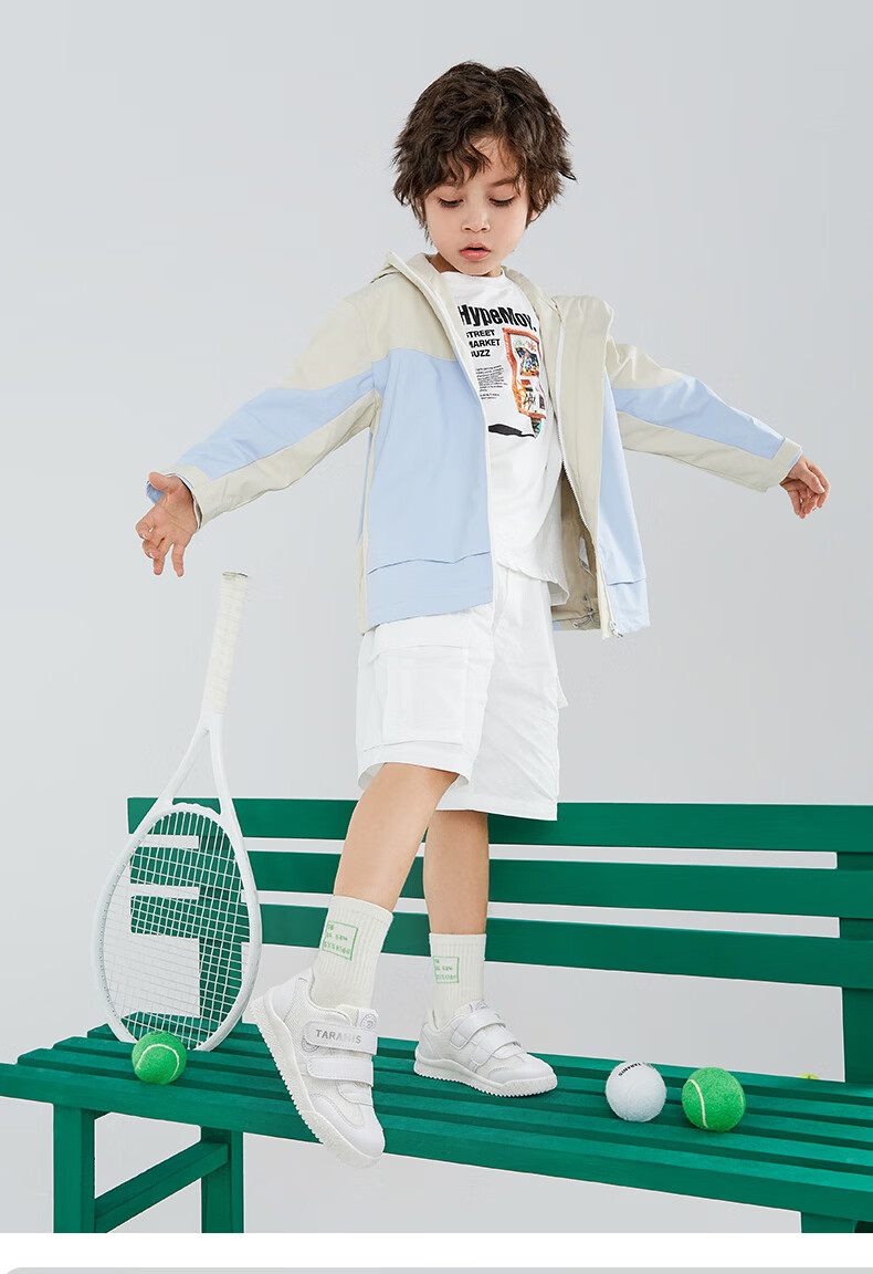 TARANIS Kids White Sneakers Spring Boys Girls Fashion Casual Shoes Big Children School Canvas Shoes Size 29 6