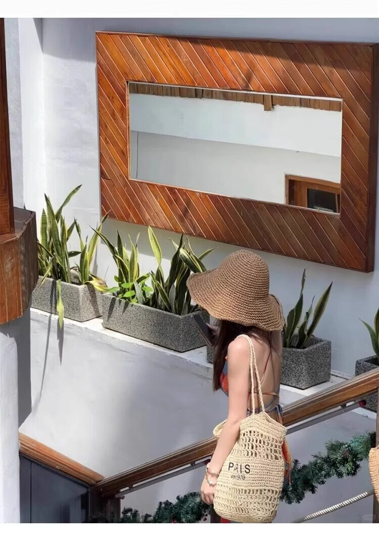 Ousen Oversized Wide Brim Straw Hat for Women Beach Sun Protection Foldable Deep Fisherman Hat Large Size 14