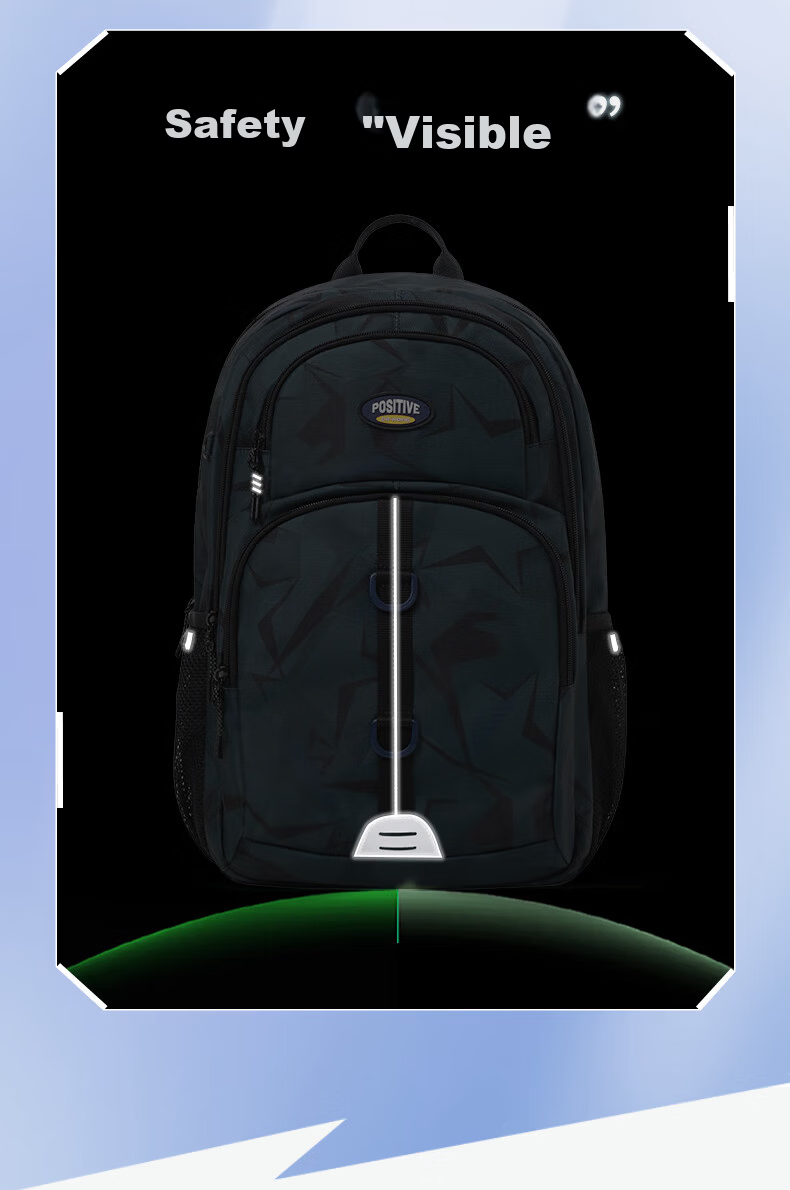 DR·KONG Middle School Student Backpack Large Capacity 7-9 Grade Spine Protection Lightweight High School Student Shoulder Bag 4