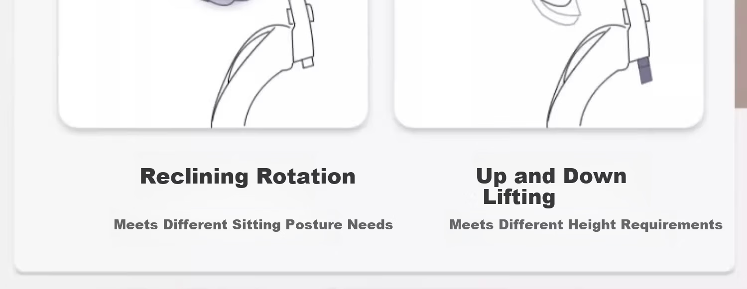 Chibilun Ergonomic Computer Chair Comfortable Long Sitting Home Office Gaming Chair Bedroom Desk Stool with Backrest 6
