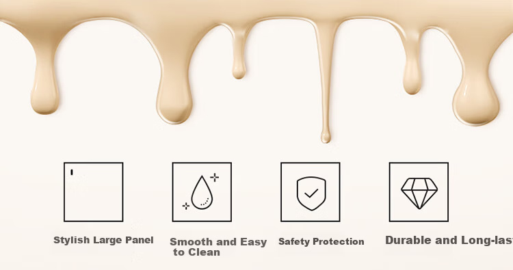 BULL Switch Socket G12 Series Four-Gang Two-Way Switch 86 Type Panel G12K412 Cream Style Space Silver 3