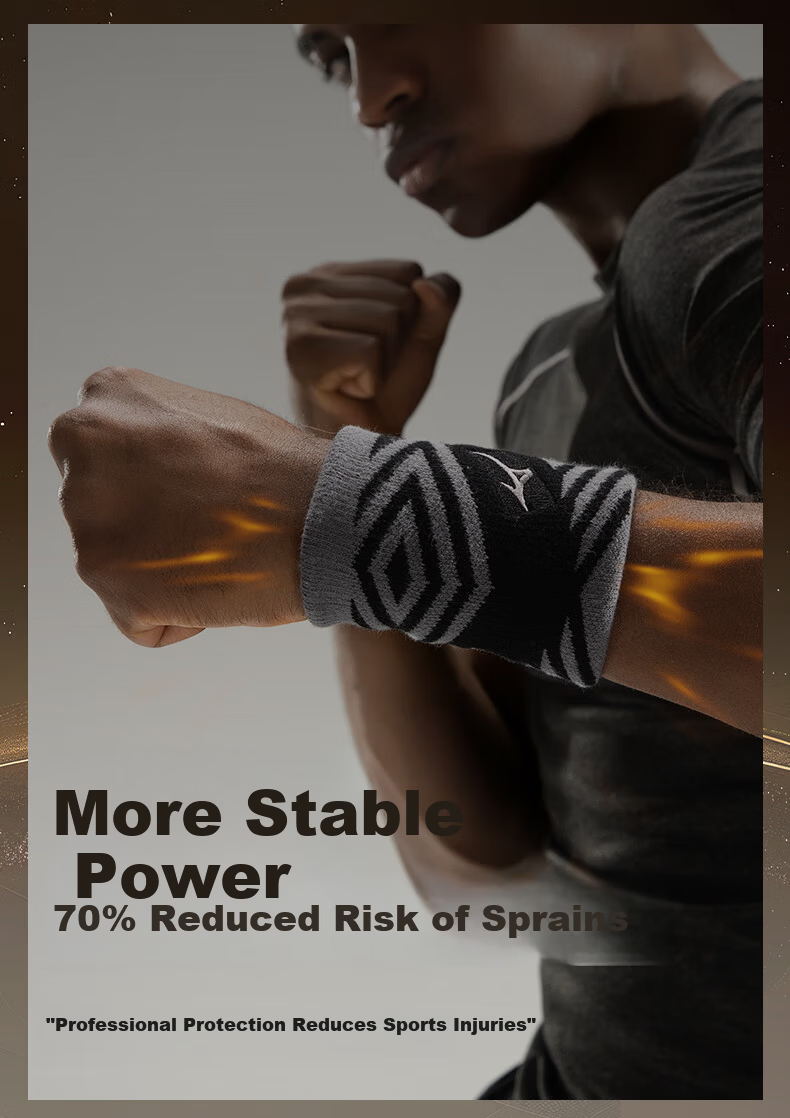 MIZUNO Wrist Support for Tendonitis Basketball Volleyball Badminton Wrist Brace TFCC Fitness Sprain Unisex B570 Black Gray Single Piece 3