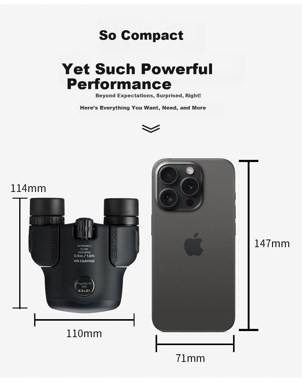 PENTAX Insect Lens III 8.5x21 Black Waterproof Macro Binoculars for Theater Museum HD Photography 22