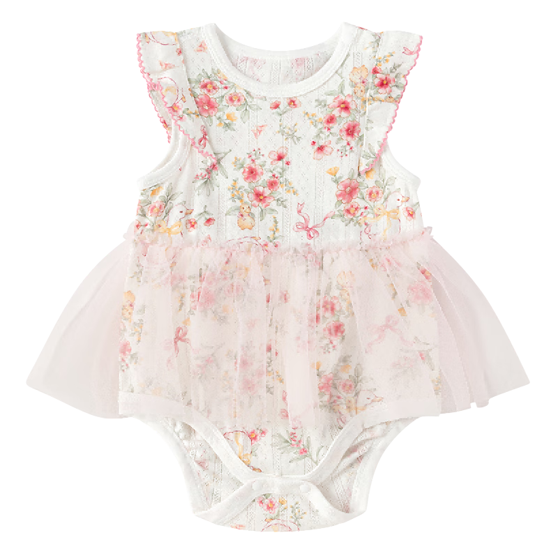 BalabalaăbalaOneăBaby Romper Infant Girls Triangle Bodysuit 2026 Cute Stylish Adorable