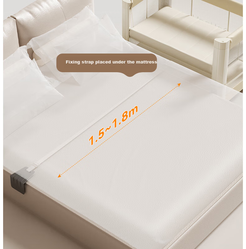 YEEHOO Baby Crib Sleep Pod No-Installation Modular Large Bed Multifunctional Portable Foldable Newborn Infant BB Bed 19