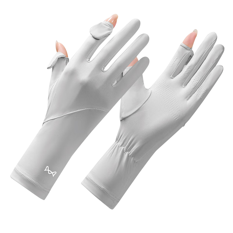 Miiow Women's Sunscreen Gloves Outdoor UV Protection Ice Silk Summer Thin Breathable Driving Cycling Gloves