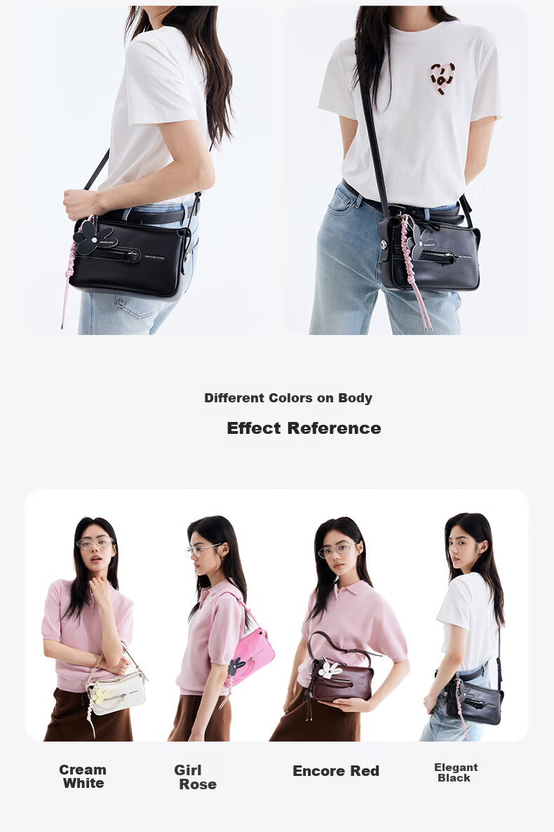 Amazing Song Yisong Women's Bag Birthday Gift Ladies Sweet Wine Mahjong Fashion Shoulder Underarm Crossbody Small Square Bag 11