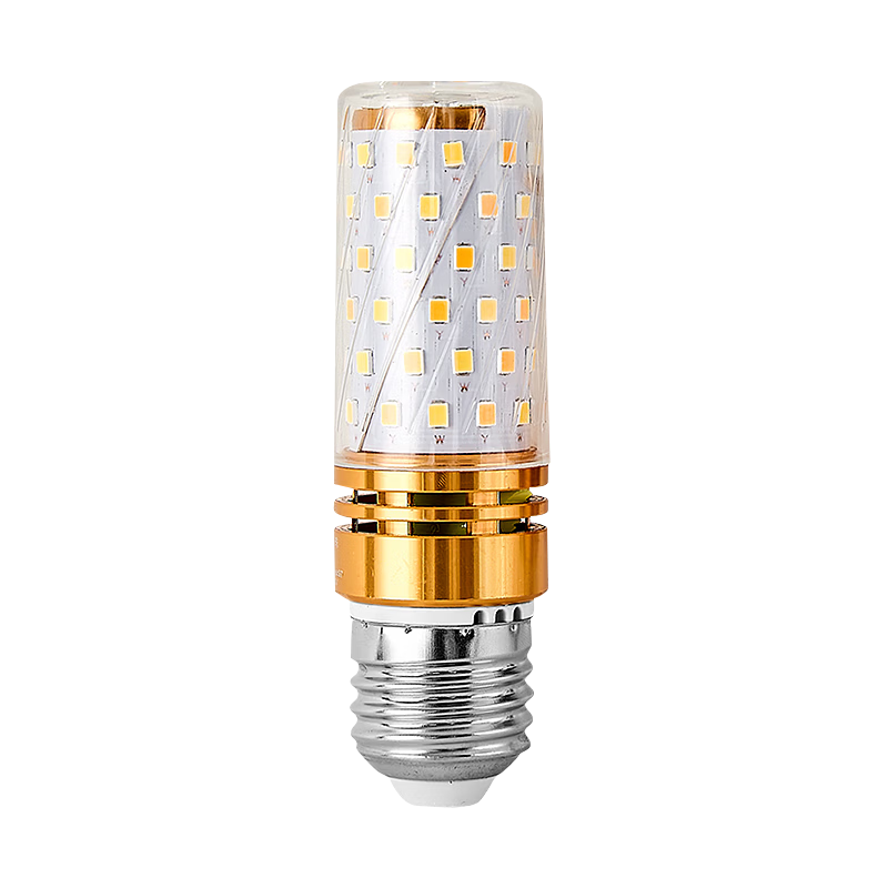 Zideng LED Corn Bulb Globe Light High Brightness 12W Energy-saving Replaceable Light Source E14 Small Screw Base