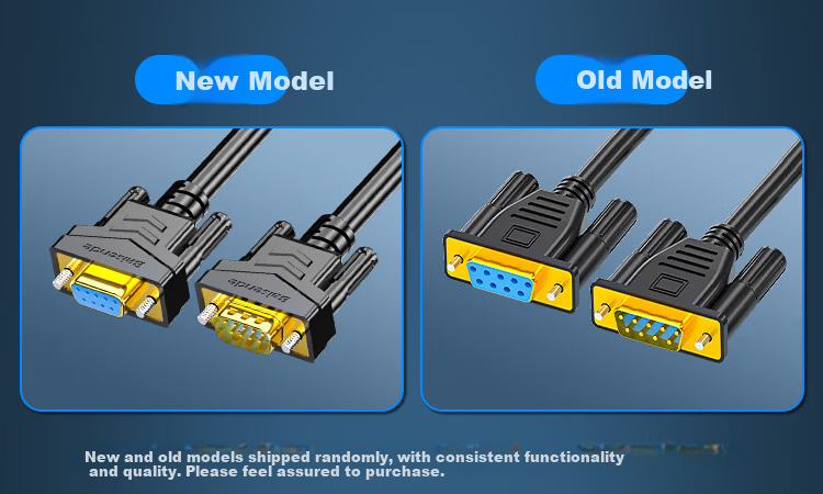 Bosender DB9 Serial Cable 1.5m RS232 Female to Female Direct Extension Cable DB9 Pin Connector BSD-CK-ZMM15 10