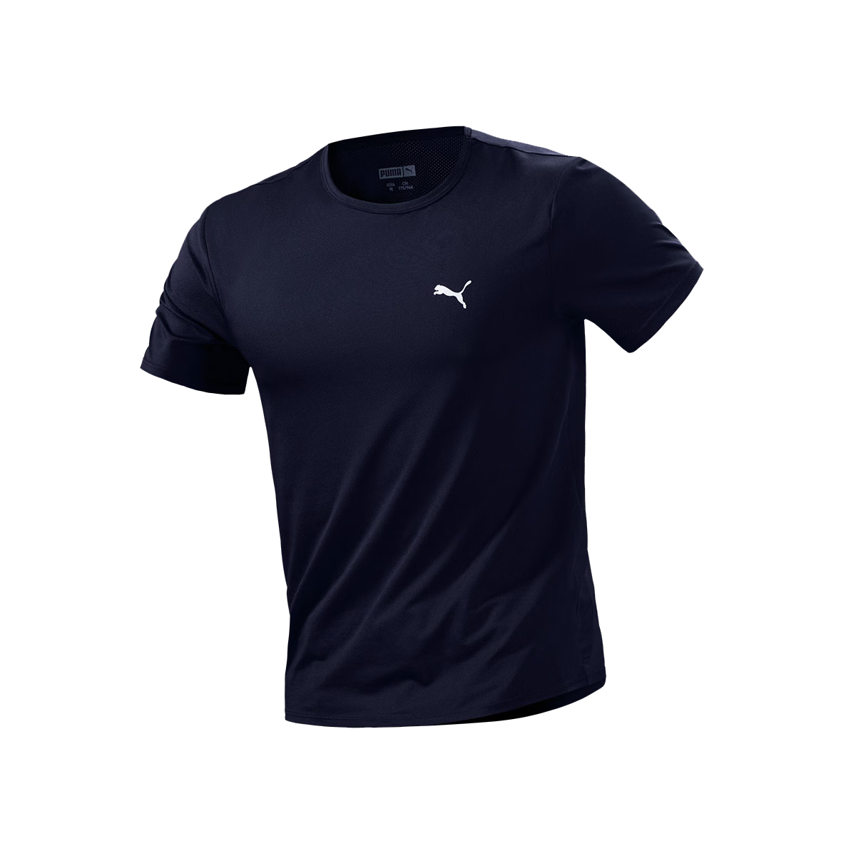 PUMA Classic Simple High Elastic Mesh Quick-Dry Breathable Short Sleeve T-Shirt 1 Piece