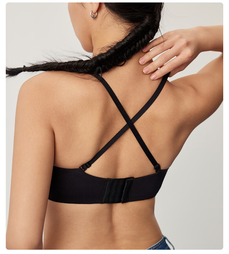 NEIWAI Orange Label Zero Sensitivity Strapless Anti-Slip Fixed Cup Bra Women's Soft Comfortable Durable Wireless Bra 11