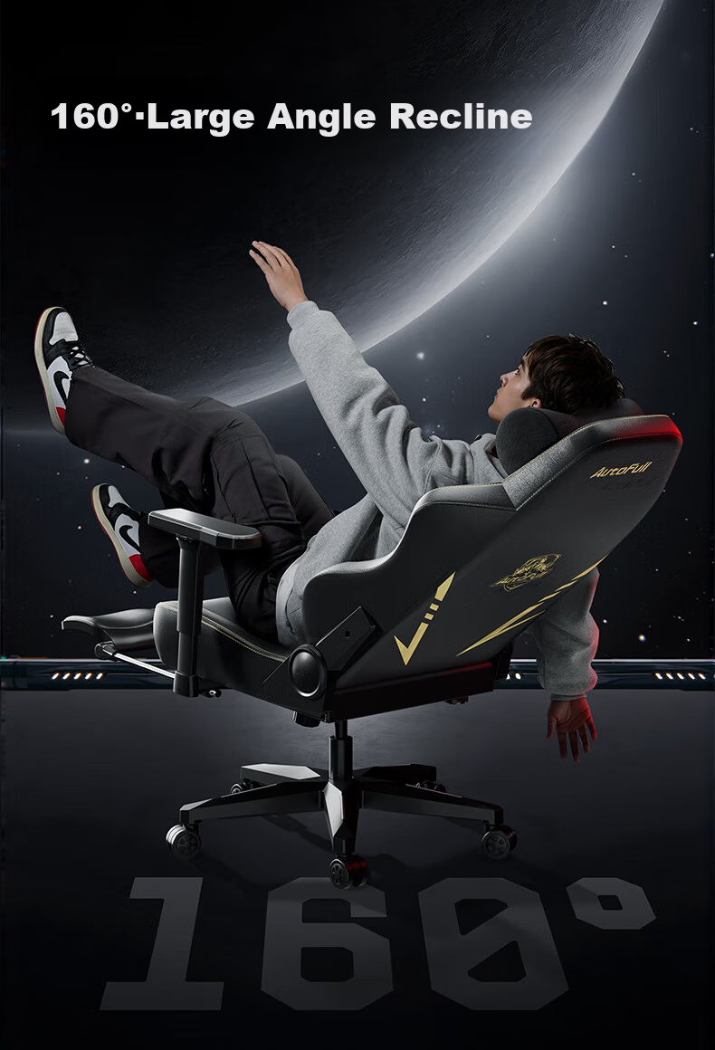 Aofeng C3Pro Black Gold Gaming Chair Ergonomic Computer Office Chair Mechanical Gaming Seat National Subsidy 4