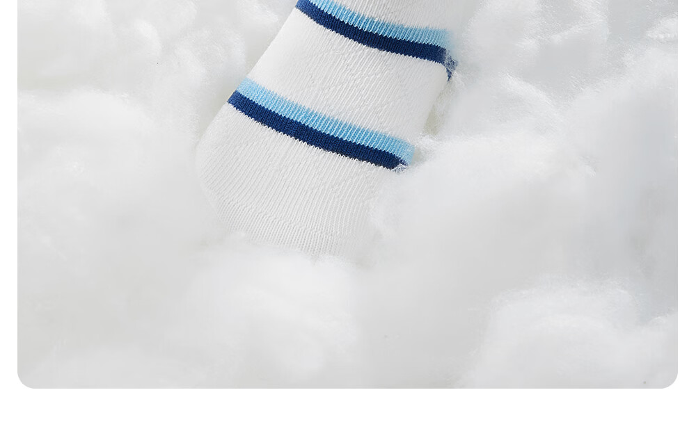 Betis Children's Socks 7-9 Years Summer Thin Antibacterial Sports Socks Sweat-Absorbing Breathable Mid-Calf Socks for Boys and Girls 7
