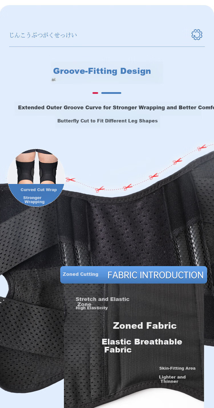 BM Medical Knee Brace for Meniscus Injury Running Mountaineering Basketball Synovitis Patella Knee Support 11