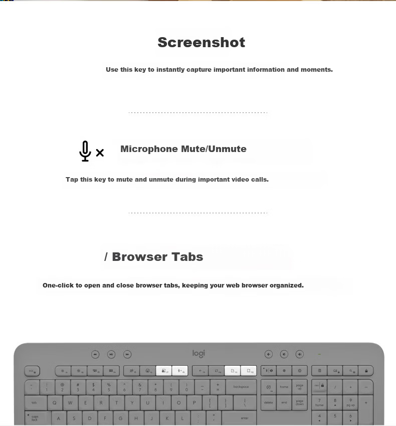 Logitech 2026 Wireless Keyboard K650 B2B Bluetooth Dual Mode Black No Switch Silent 104 Keys 3
