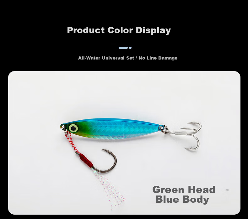 15g Iron Plate Road Lure Long Cast Artificial Bait Flashing Holographic Realistic Lure Laser Universal Freshwater and Saltwater Fishing Tackle Fake Fish Bait Set 13