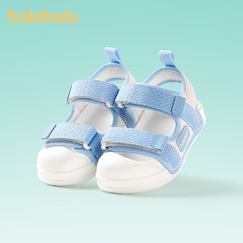 BALABALA Kids Summer Sandals Toddler Walking Shoes Boys Girls Closed-Toe Outdoor Soft Sole Durable Infant Hole Shoes