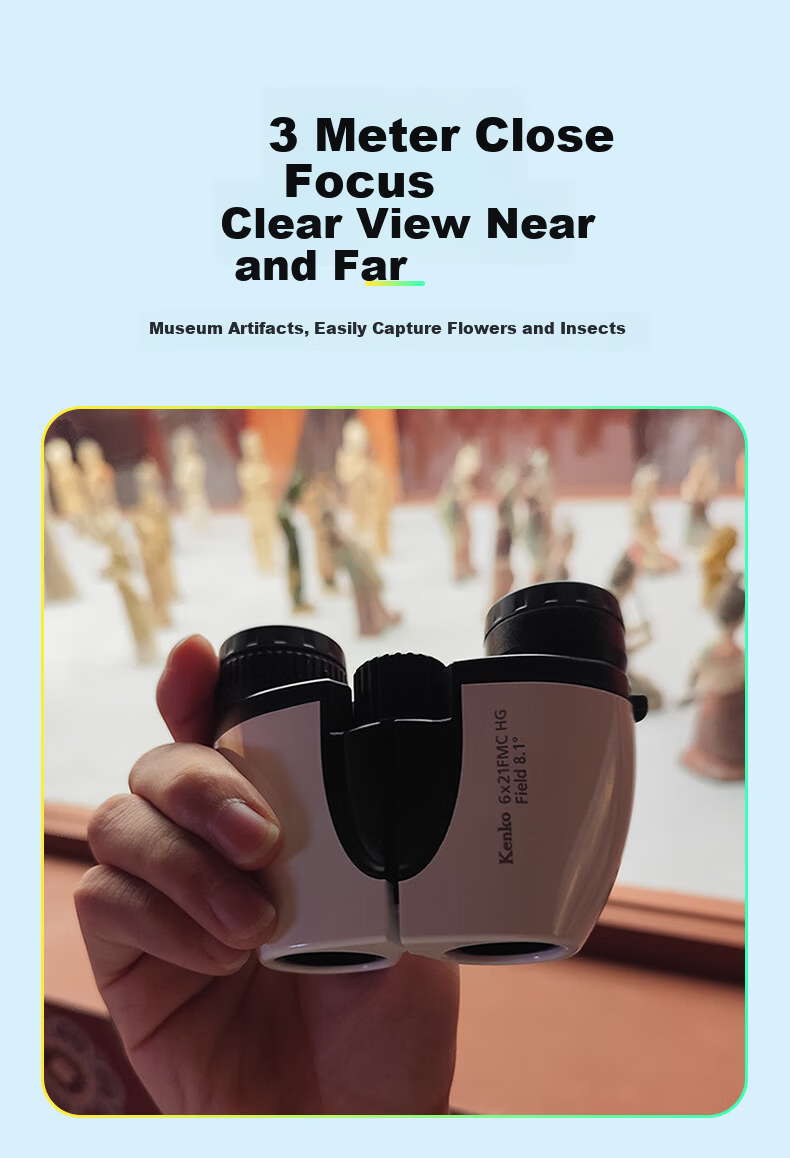KENKO Japanese 6x21HG Telescope, High-Definition Portable, for Students' Viewing, Concerts, Children's Holiday Gifts 10