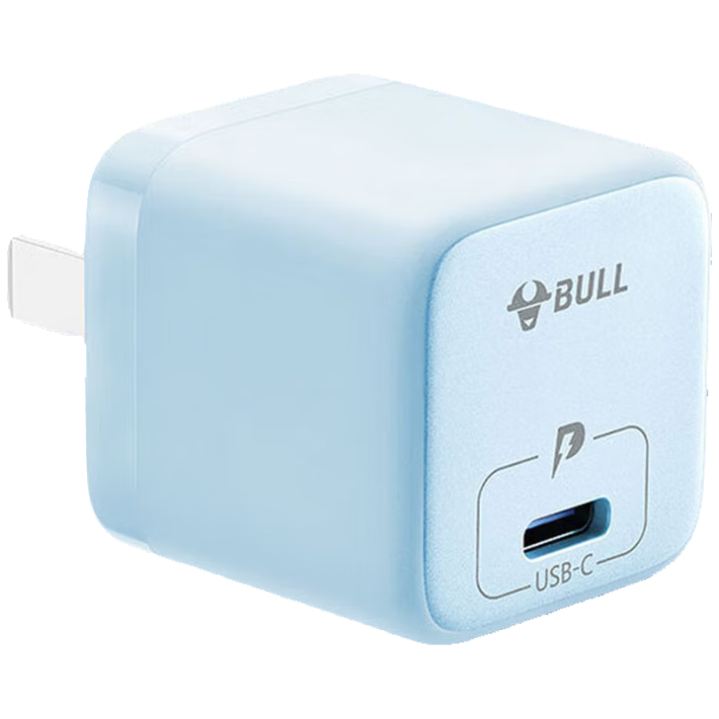 BULL PD30W Charger, Fast Charging Head for Apple IPhone 18, Automatic Power-Off When Fully Charged, Compatible with IPhone 15-18/Huawei/Xiaomi And Other Phones, Cotton Candy Pink