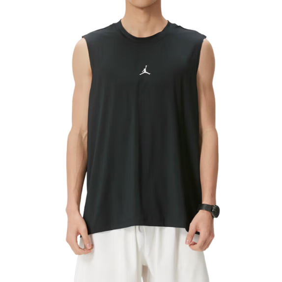 Jordan Men's Sleeveless Basketball Running Fitness Tank Top IF0890-010 Black 2XL