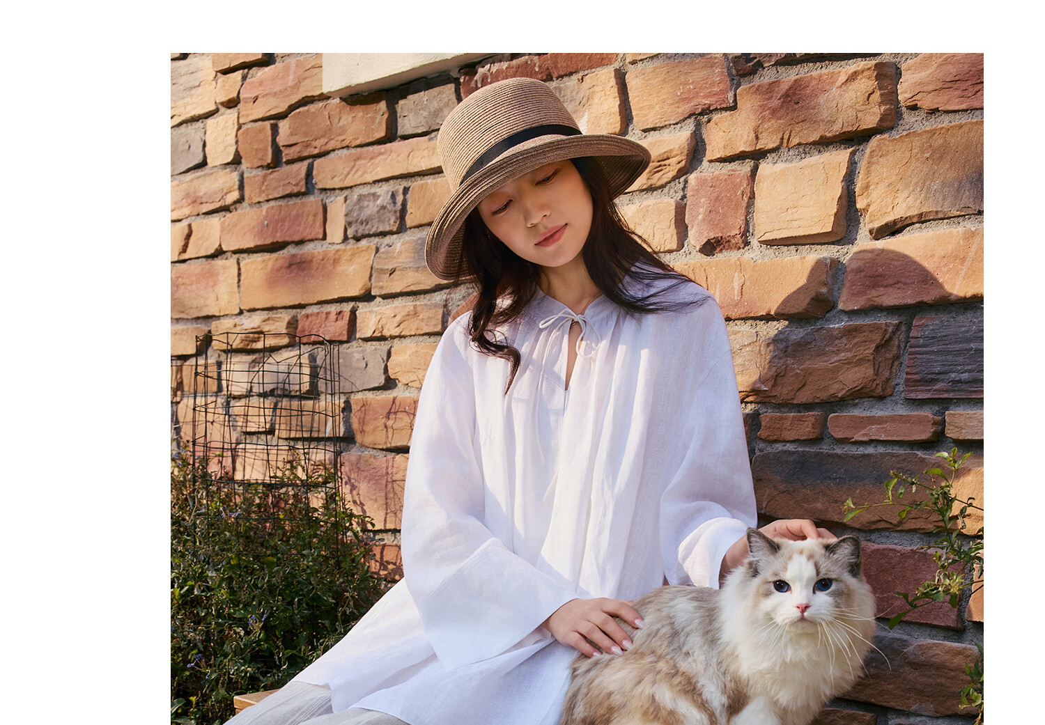 Siggi Cotton-Linen Sun Hat for Women Summer UV Protection Foldable Japanese Style Small Face Fisherman Hat Outdoor 31