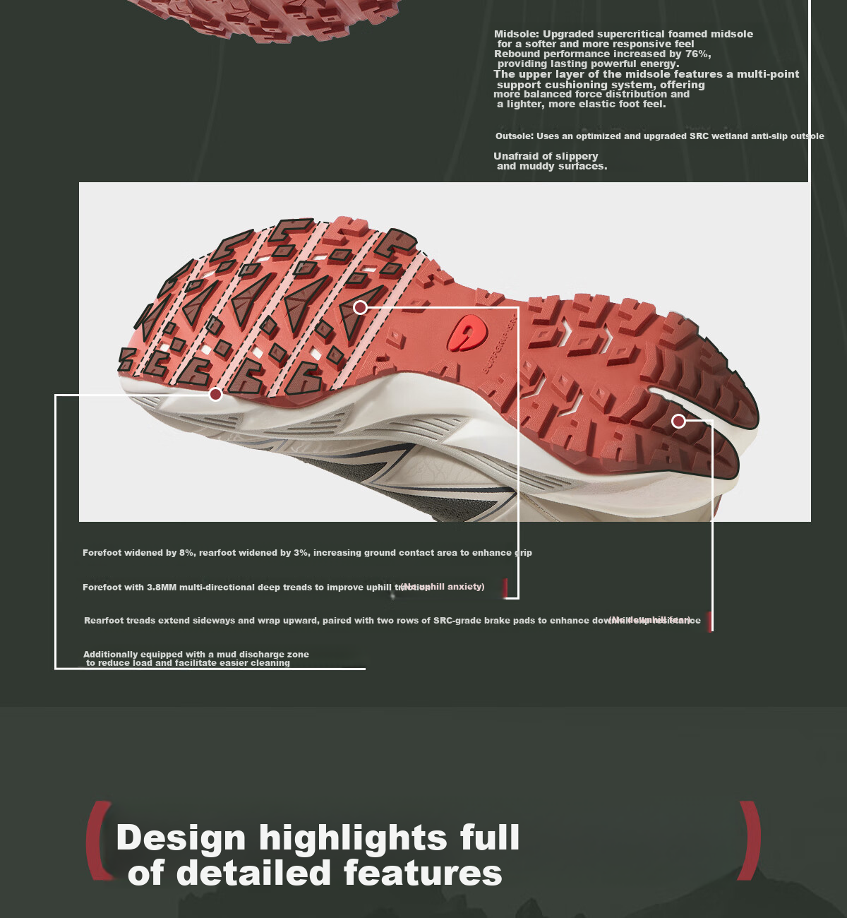 Huwaitegong Outdoor Long-Distance Trail Running Shoes for Men And Women, Jingzhe 3 TR-FLY3.0, Not Huang, Size 41 14