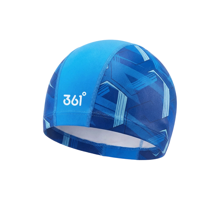 361° Children's Swim Cap, Youth Comfortable Non-Binding Swimming Cap, Soft PU Cap for Middle School Boys And Students