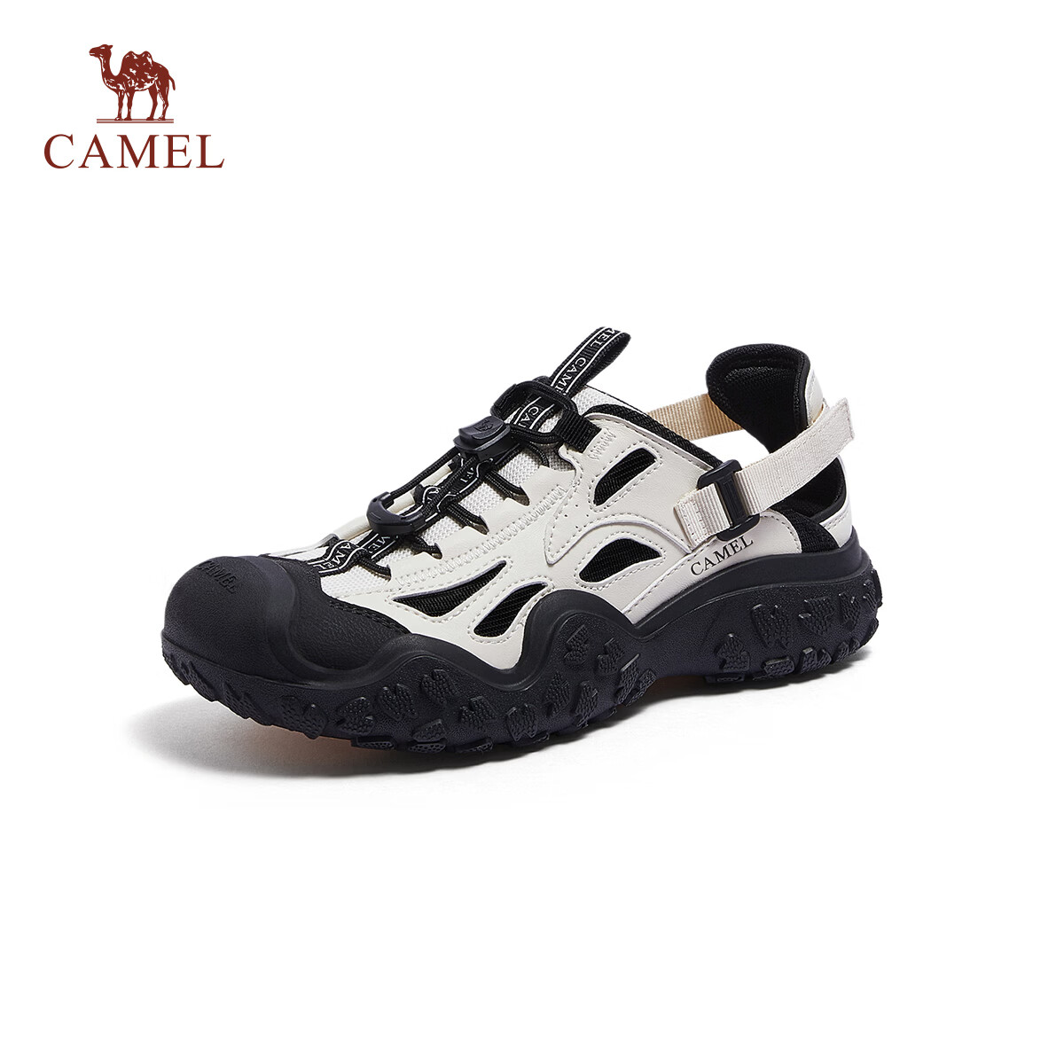 CAMEL Cute Ugly Style Women's Lightweight Outdoor Thick Sole Breathable Casual Sports Shoes L26M469044 Purple/Black Size 35