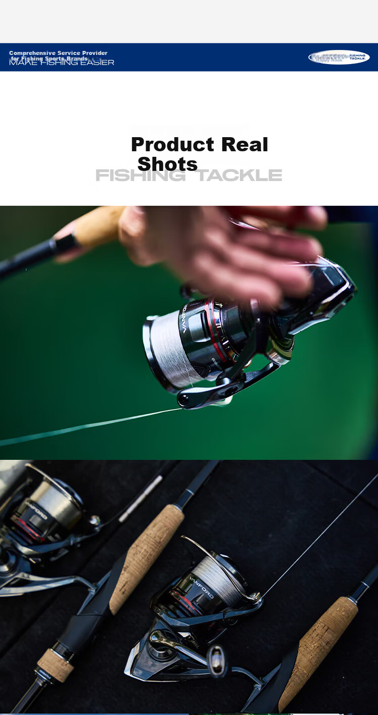 SHIMANO 24 New Vanford 4000 Spinning Reel Micro Lure Long Cast Freshwater Fishing Reel 9