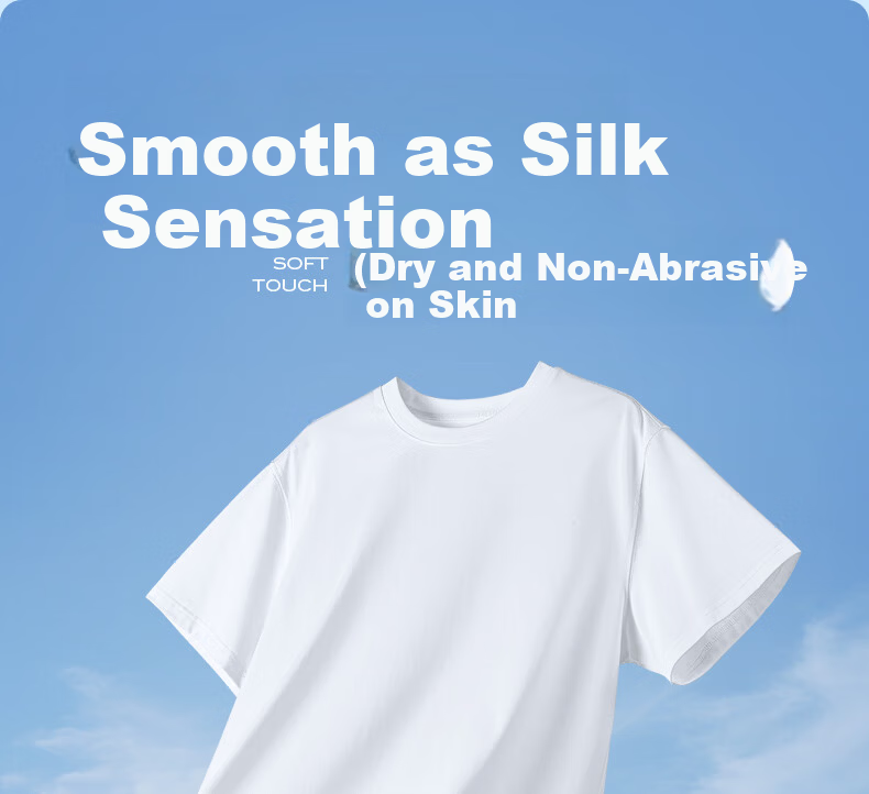 MiiOW Men's Vest 100% Cotton 3 Anti-Black Technology Spring Autumn Short Sleeve Solid Color Cooling Base Shirt 9