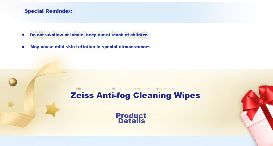 ZEISS Anti-Fog Cleaning Wipes for Glasses, Lenses, Goggles, Swimming Goggles, And Myopia Glasses - Anti-Fog Paper Towels, 100 Sheets 13