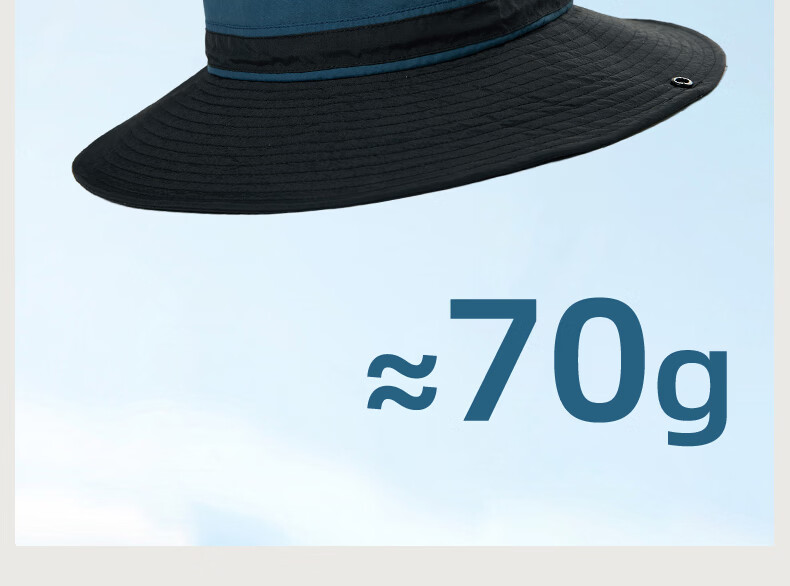 TOPEX Large Brim Bucket Hat for Men Water-Repellent Summer Outdoor Fishing Hat Breathable UV Protection Hiking Mountaineering Cap 14