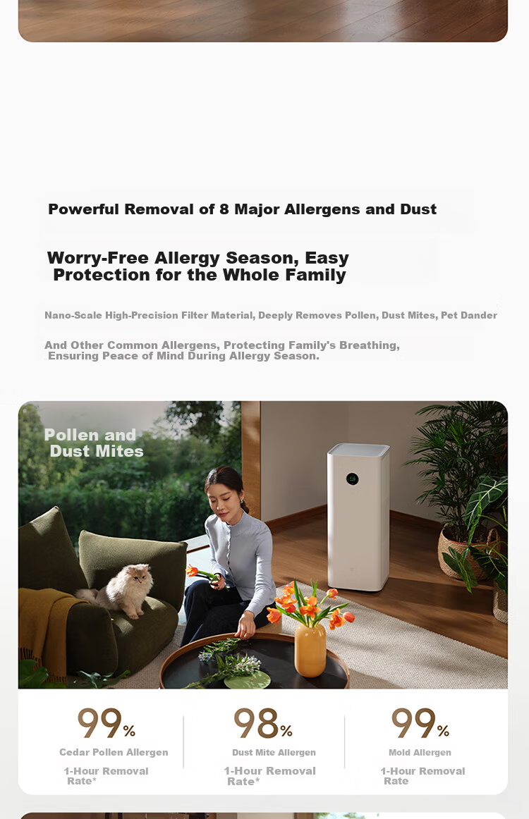 Mijia Xiaomi Air Purifier 5 Pro, Home Use, Removes Formaldehyde, Bacteria, And Allergens 18