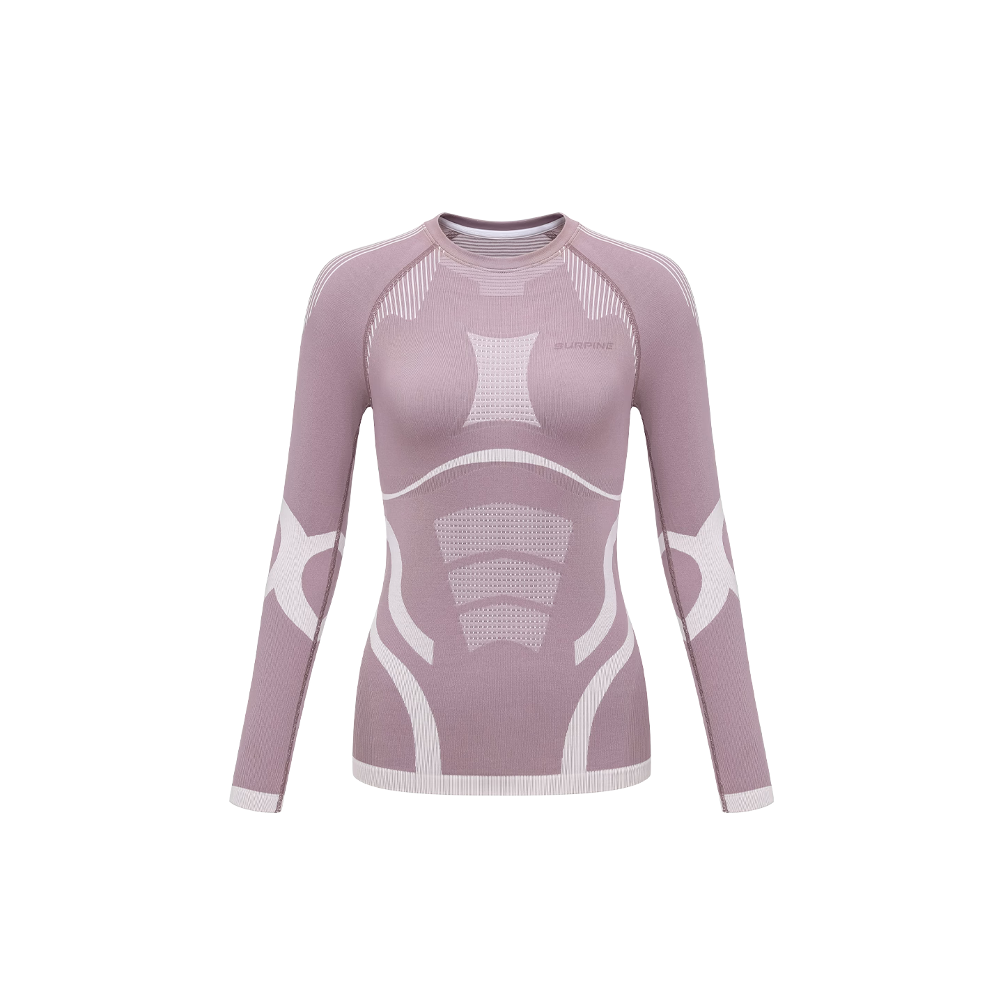 SURPINE Yuxue Series Merino Wool Quick-Dry Ski Base Layer for Women, Functional Underwear, Sweat-Wicking Outdoor Undershirt