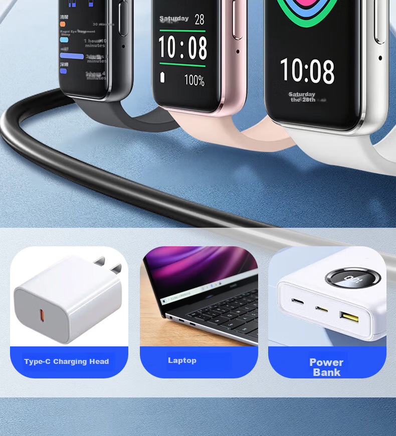 Masentek Magnetic Charger Cable for Samsung Galaxy Fit3 SM-R390 Smart Watch 8