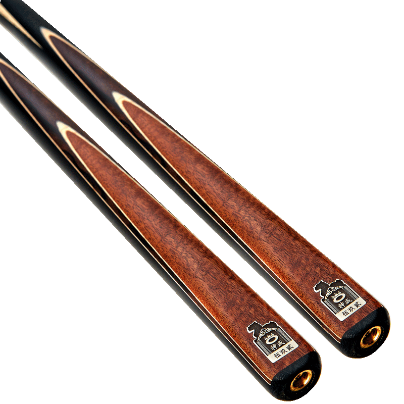 Aomi Three Kingdoms Shenwei Paint-Free Billiard Cue Black 8 Small Tip Chinese Snooker 8-Ball Medium Tip 16ft Pool Cue 9.5mm