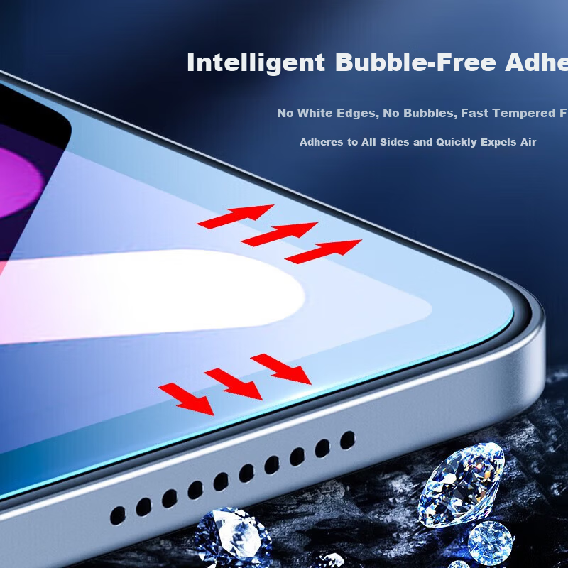 DunYouJiang Tempered Glass Screen Protector for Redmi Pad SE / Redmi Pad 2 11-inch Xiaomi Tablet, HD Anti-Fingerprint Glass Film