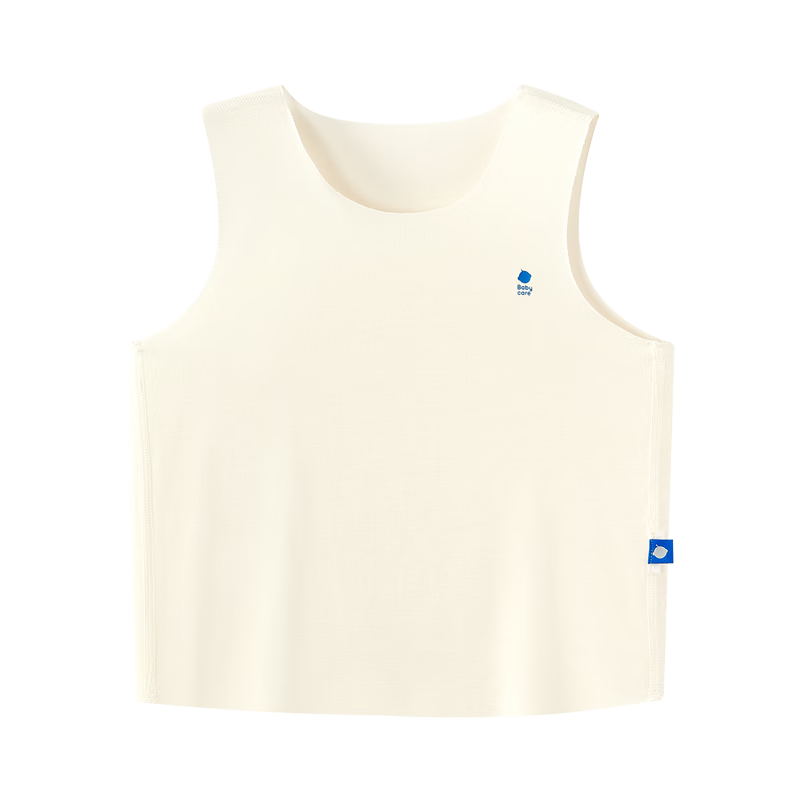 Babycare Natural Cool Sleeveless Top Baby Homewear Short Sleeve Tank Summer Cloud White 120