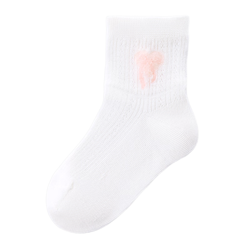 Betis Children's Socks Summer Thin Breathable Girls Mid-calf Mesh Lace Seamless Class A Baby Socks