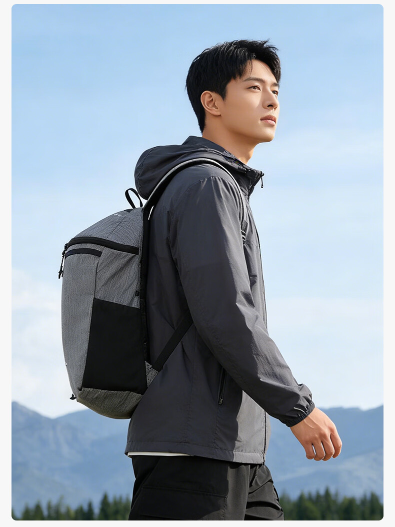 LI-NING Backpack Hiking Mountaineering Sports Outdoor Cycling Portable Commuter Unisex College Student School Travel Bag 13