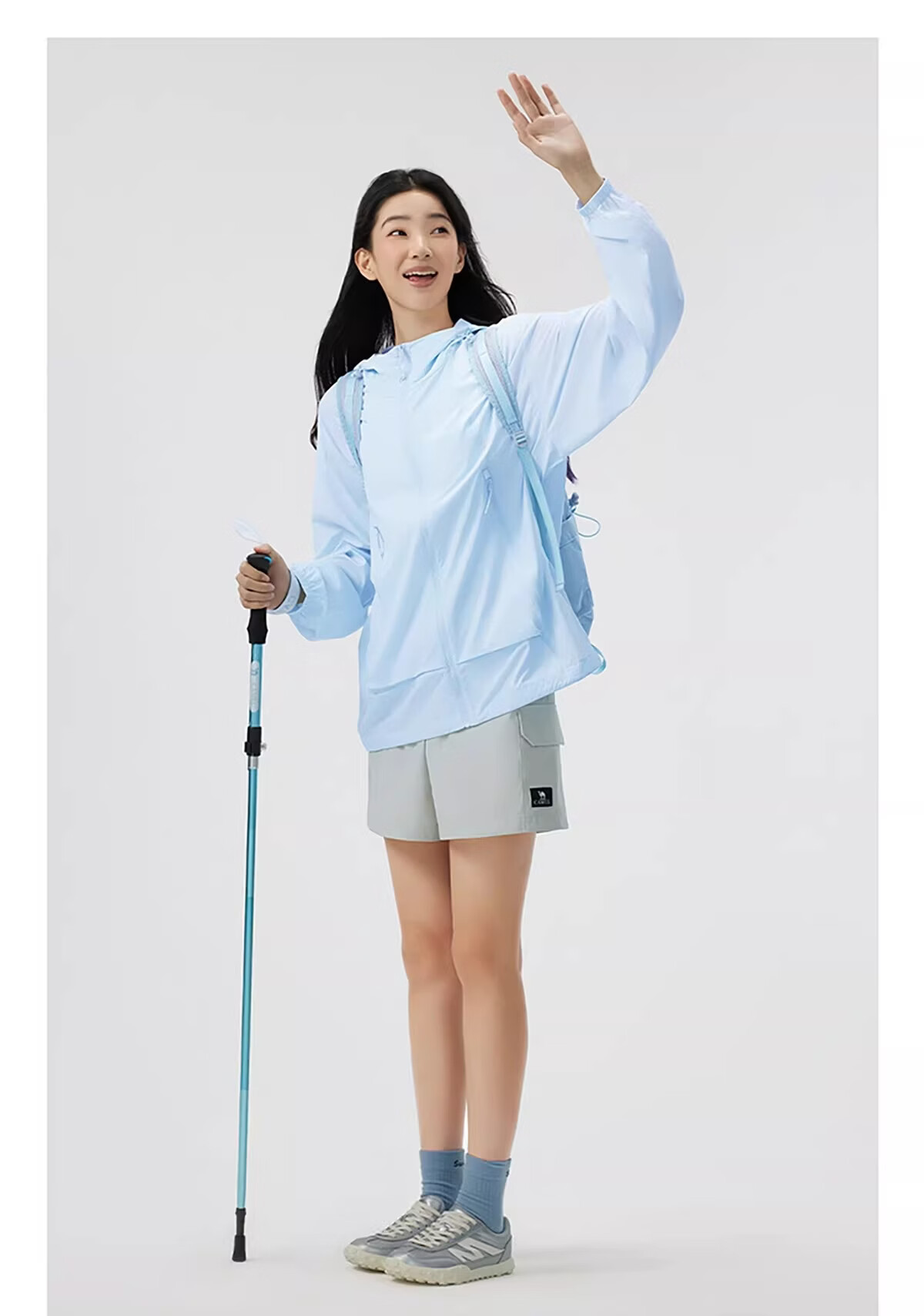 Camel [Wang Junkai Edition Muguang Pro] Women's Sun Protection Jacket Summer Unisex Water-Repellent Cooling Packable Coat 32