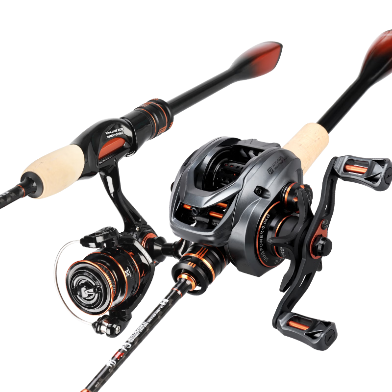 HISTAR Solomon Third Generation Micro Lure Water Drop Reel Set, 1.68m UL + Right-Handed Butterfly Water Drop Reel