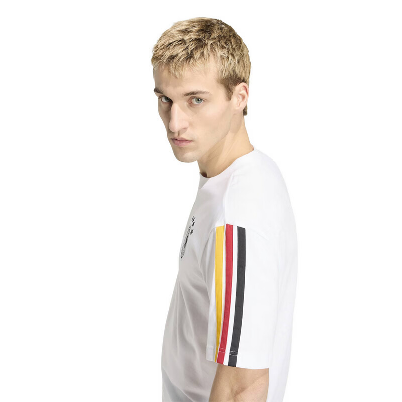 Adidas Men's DFB DNA TEE German Team Football Casual Culture Pure Cotton Short-Sleeve Round Neck T-Shirt KB4401 2XL 6