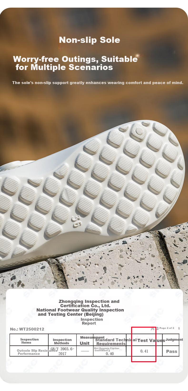 Jiayi Unisex Outdoor Casual Breathable Thick-Soled Soft Elastic Waterproof Sandals Ancient White 38JY420 13
